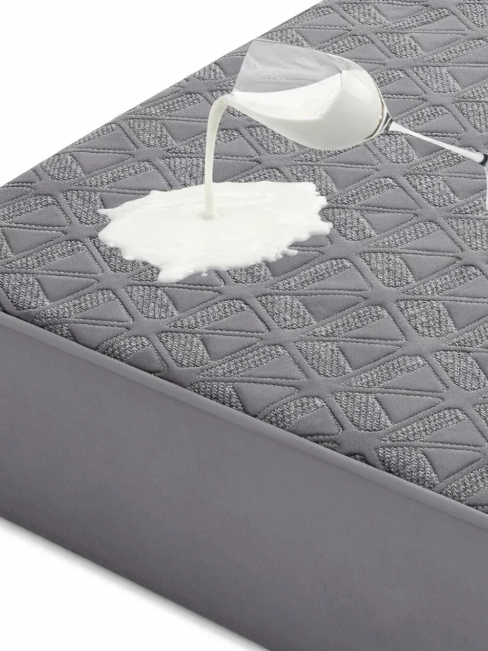Waterproof Mattress Protector Twin Size, Soft Breathable Mattress Pad with Deep